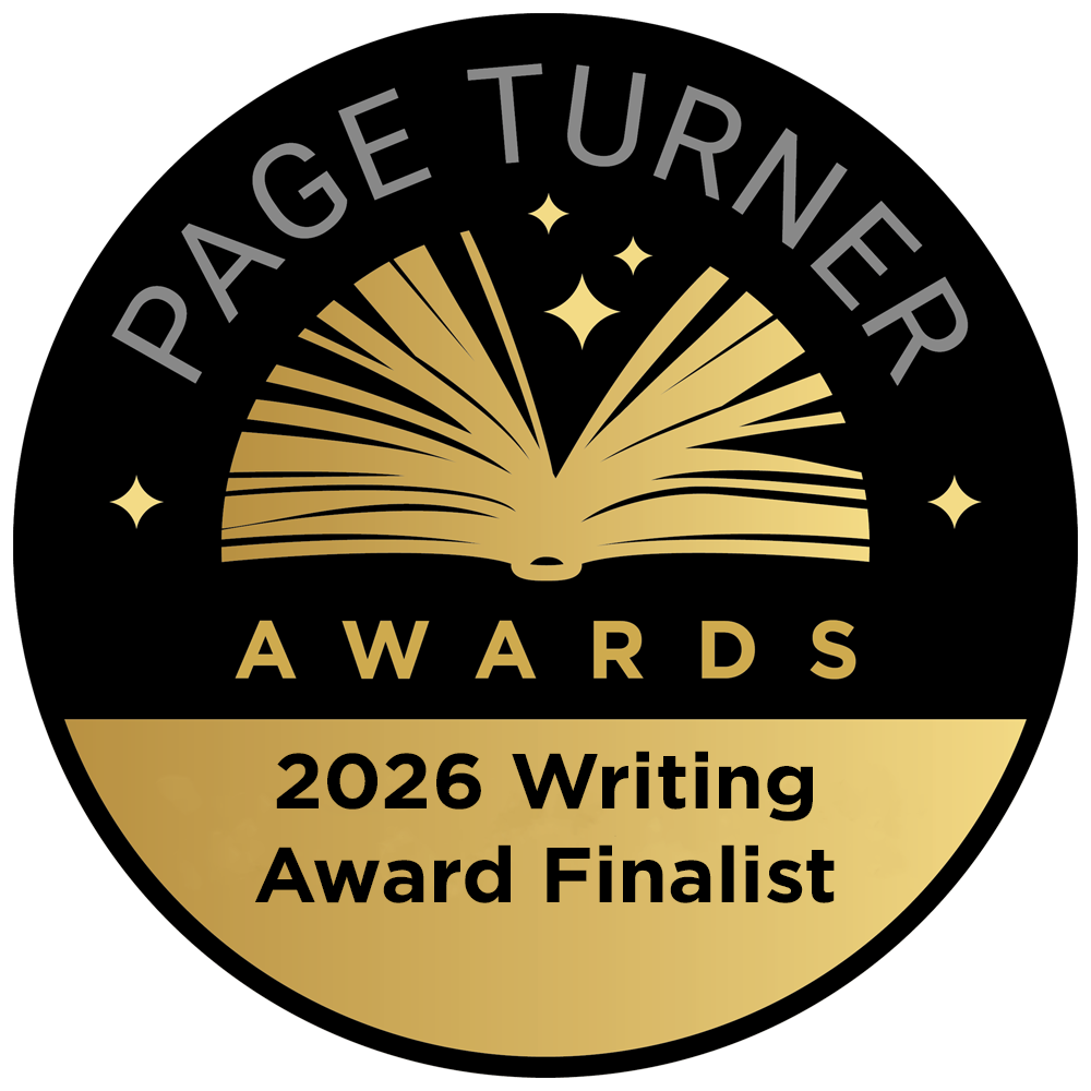Page Turner Awards seal: 2026 Writing Award Finalist